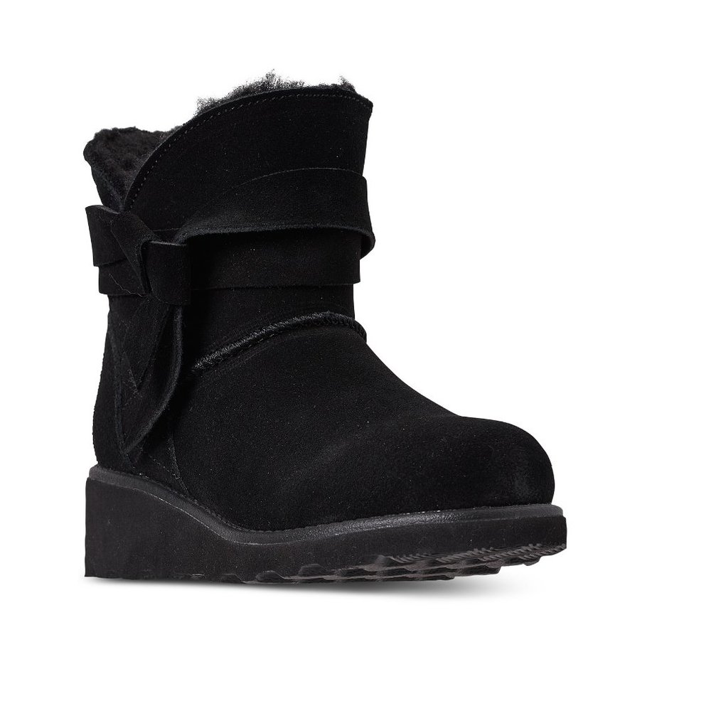 NEW BEARPAW Little Girls' Maxine Wedge Boots - Picture 2 of 13